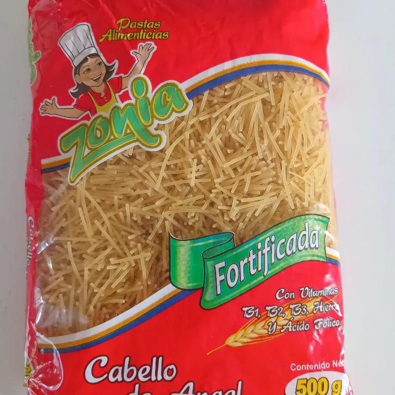 Fideos cabello de ángel 