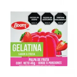 Gelatina fresa