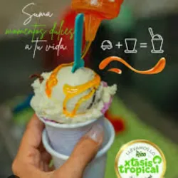 Helado mango glasé 