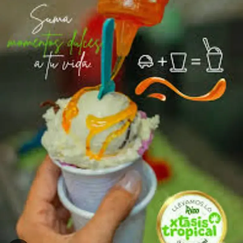 Helado mango glasé 