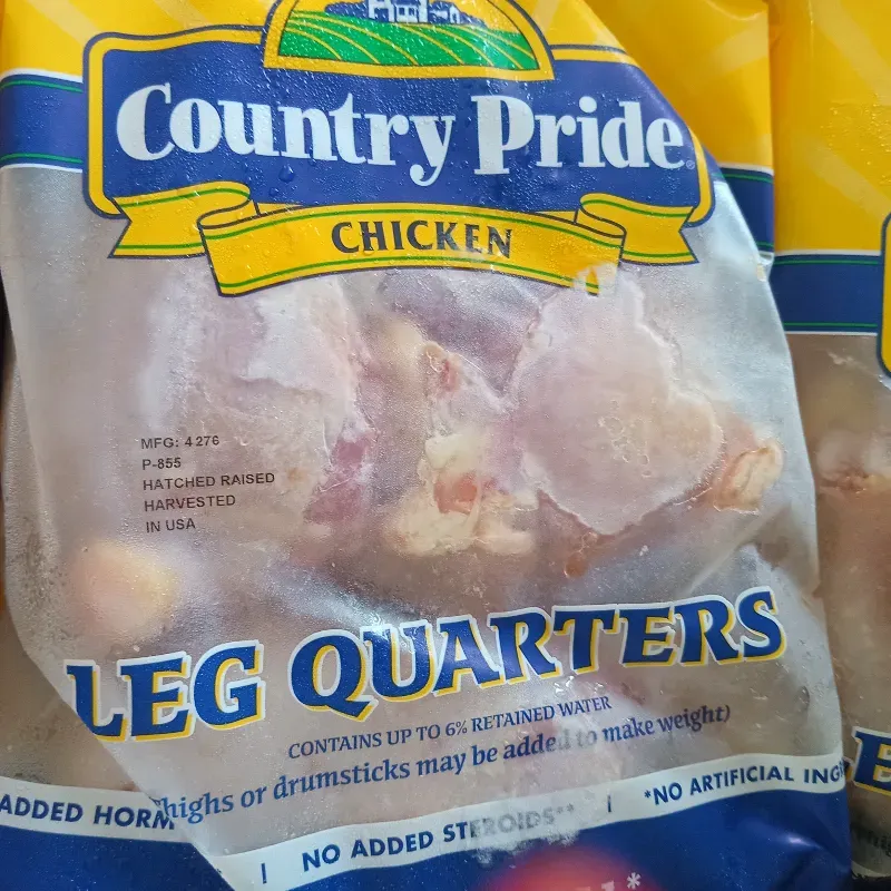 Paquete de pollo 10 lbs muslo y encuentro