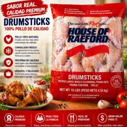 Paquetes de pollo (muslos) 10 lbs