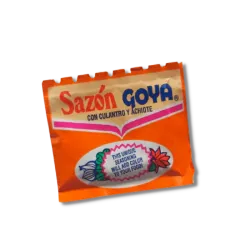 Sazón goya con culantro y achiote