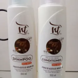 Shampoo y acondicionador sin sal de aceite de argan