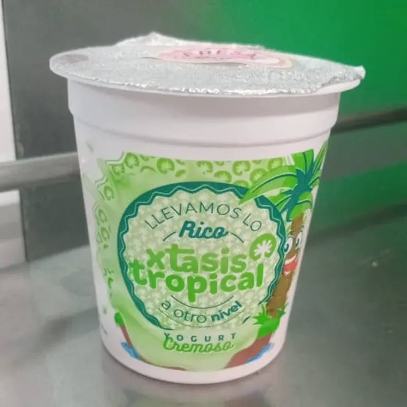 Yogurt (vasito) 180 ml, natural sin azúcar 