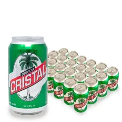 Cerveza Cristal.