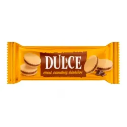 Galletas de vainilla rellenas de chocolate. "Dulce"