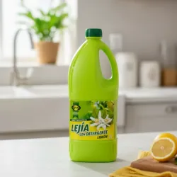 Lejía con detergente.