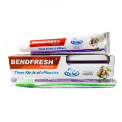 Pasta de dientes menta fresca con cepillo de dientes Bendfresh (110 g / 3.88 oz)