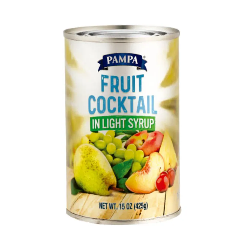 Cóctel de frutas en almíbar 