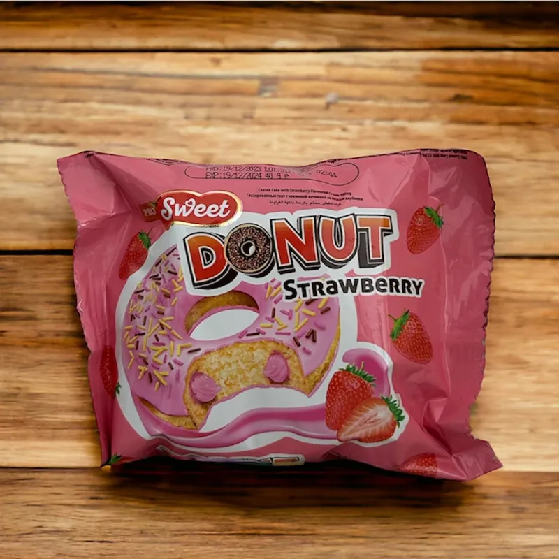 Panque Donut Strawberry