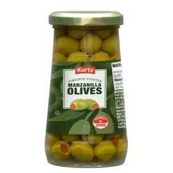 Aceituna enteras rellenas con pimientos 5.75oz 163 gramos