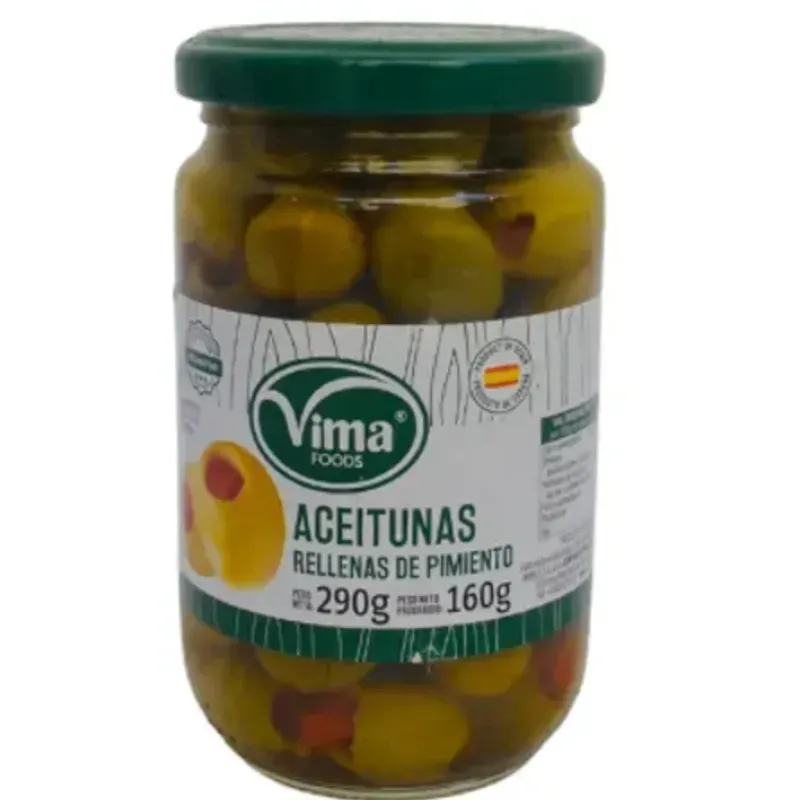 Aceitunas rellenas con Pimiento Vima 290 gramos 