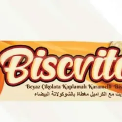 Barra de chocolate blanco con caramelo (Biscuito)