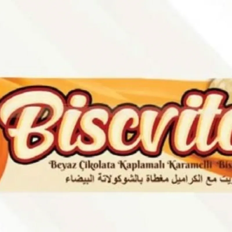 Barra de chocolate blanco con caramelo (Biscuito)