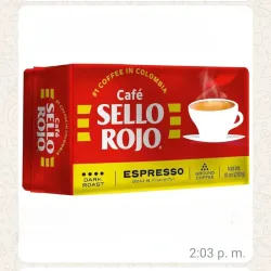 Cafe Colombiano Sello Rojo 10 oz ( 283 gramos) 