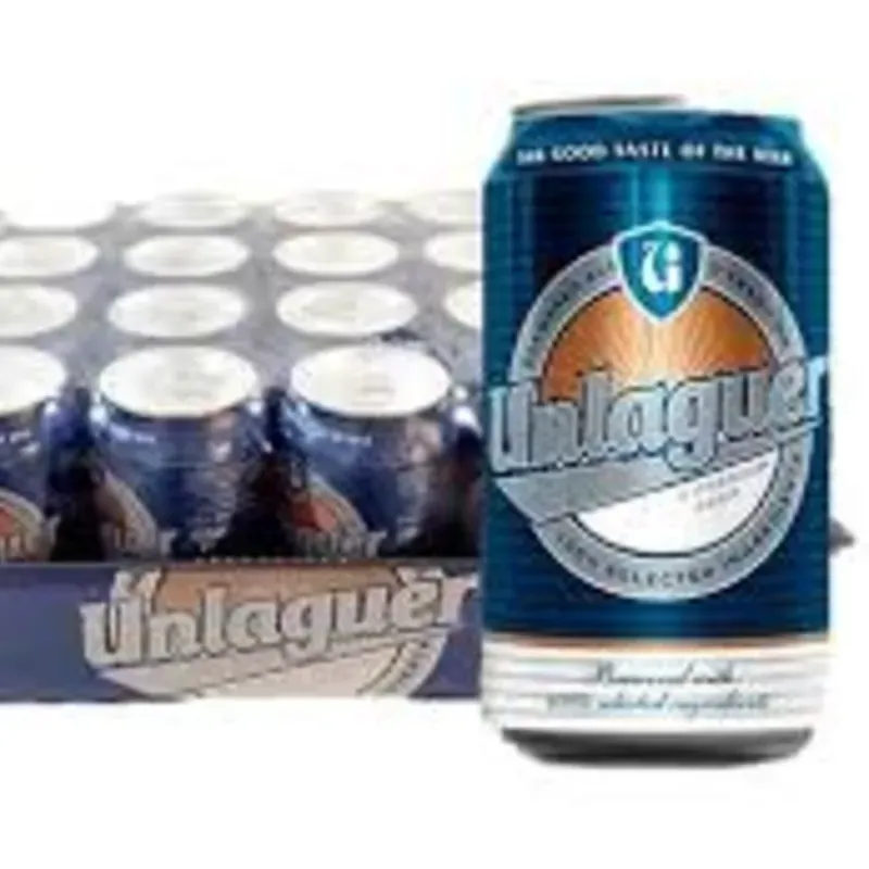 Caja de 24 cervezas Unlaguer 5% vol 330 ml cada una