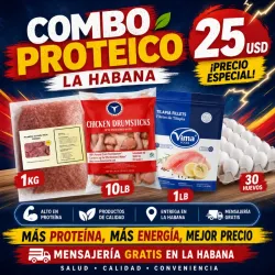 Combo 25 USD PURA PROTEÍNA 
