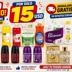 Combo Completo Aseo 15 USD
