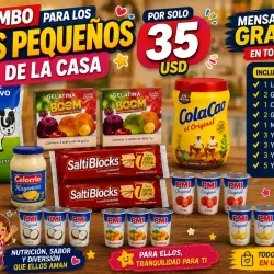 Combo Para los Mas Pequeños de la Casa 35 USD