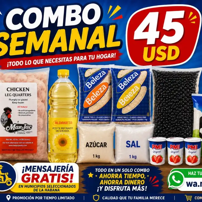 Combo Semanal 45 USD