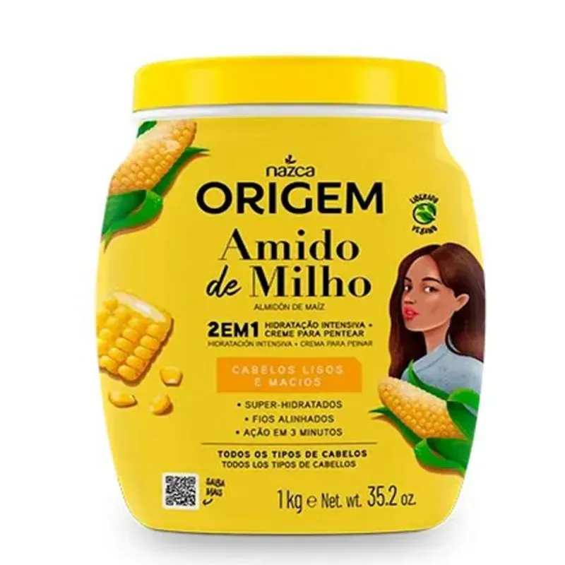 Crema de Peinar para Cabellos Lisos 1 Kg
