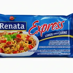 Fideo instantáneo de carne