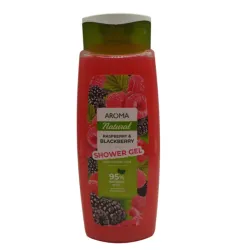 Gel de Baño Frambuesa y Mora 400 ml "AROMA Natural" 