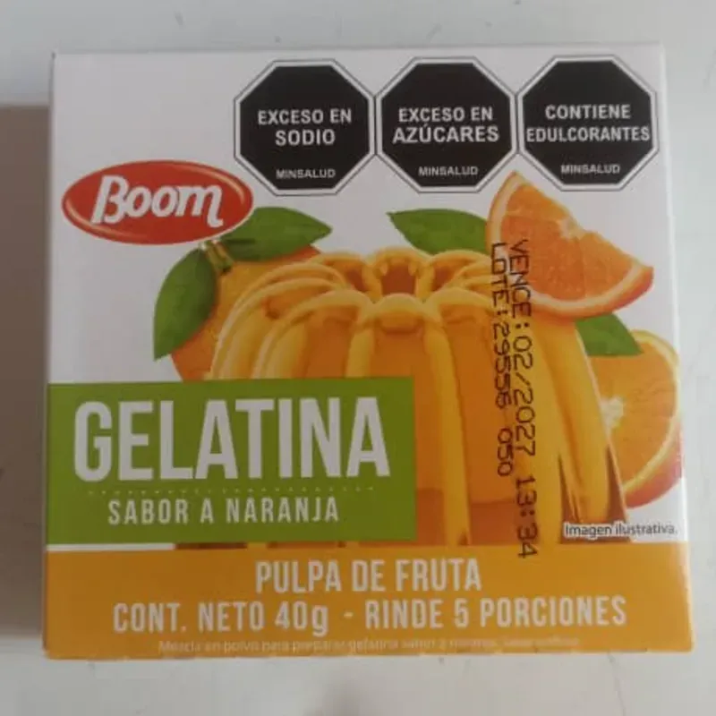 Gelatina de Naranja 40 gramos