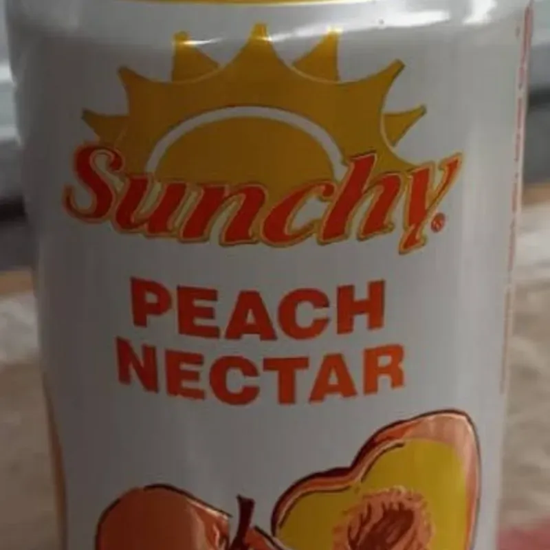Jugo lata melocotón 