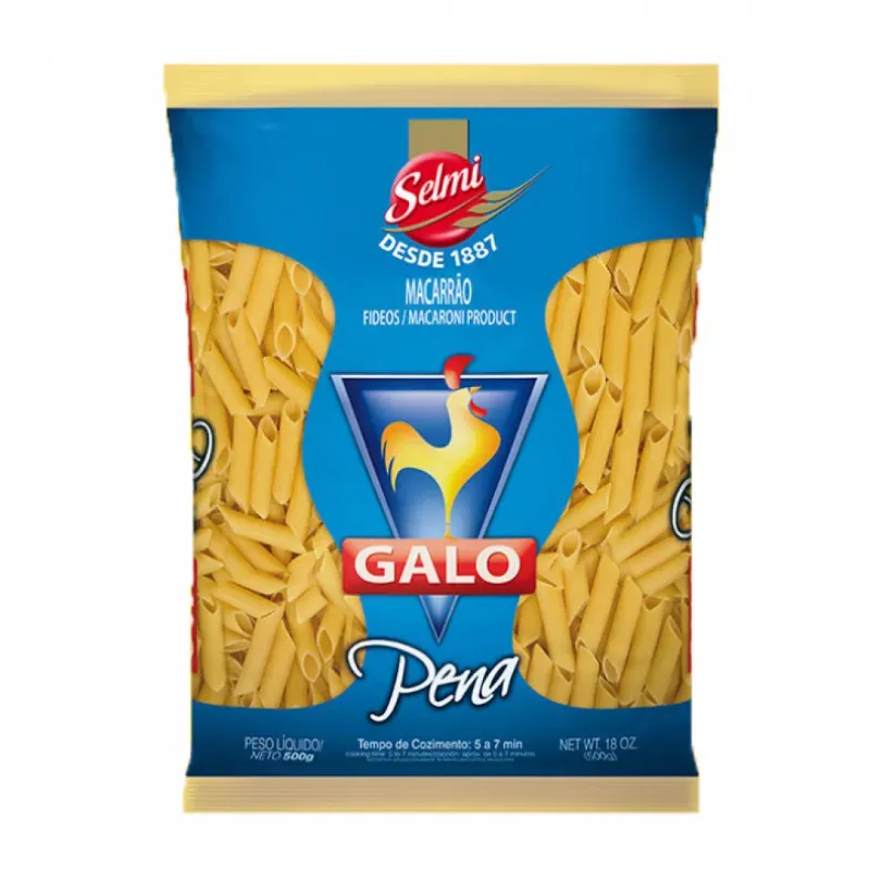 Pasta Penne Galo Azul 500g 