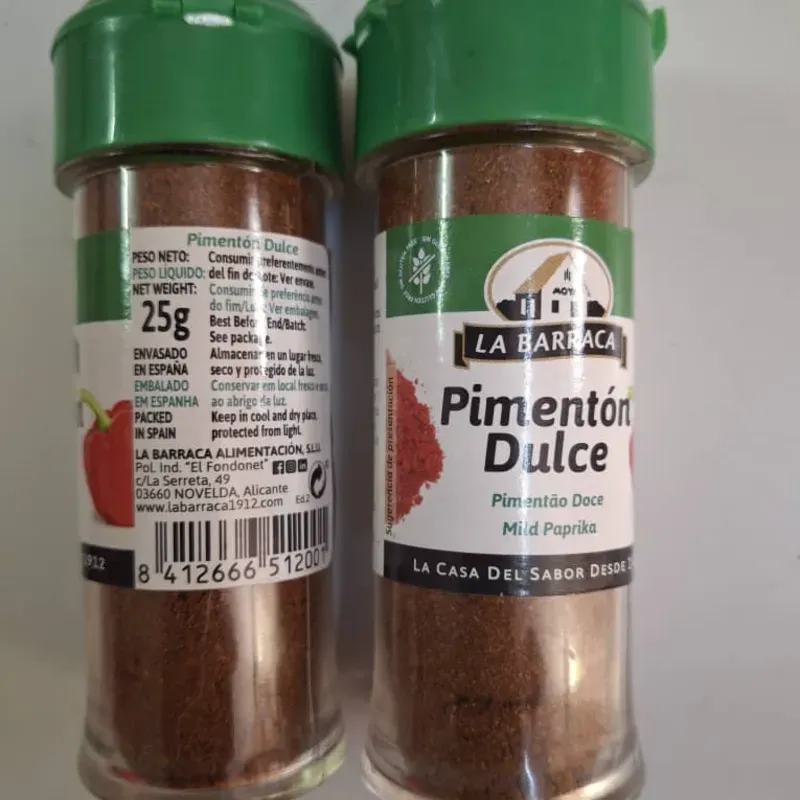 Pimenton Dulce 25 gramos