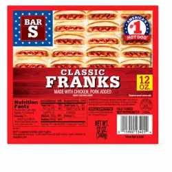 Salchicha franks 340 gramos