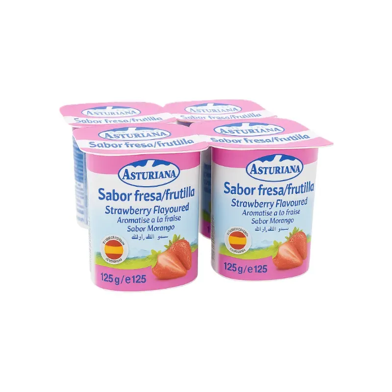 Yogurt de fresa de vasito 100 gramos