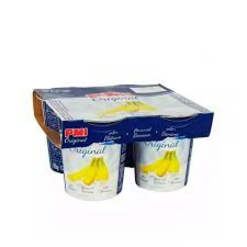 Yogurt de vasito Platano Pascual 120 gramos