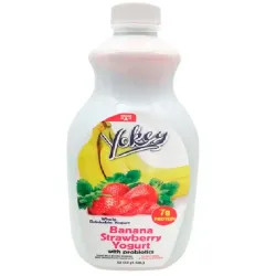 Yogurt Probiótico de Plátano Fresa 1.5 lt