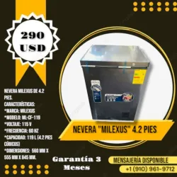 NEVERA "MILEXUS" 4.2 PIES