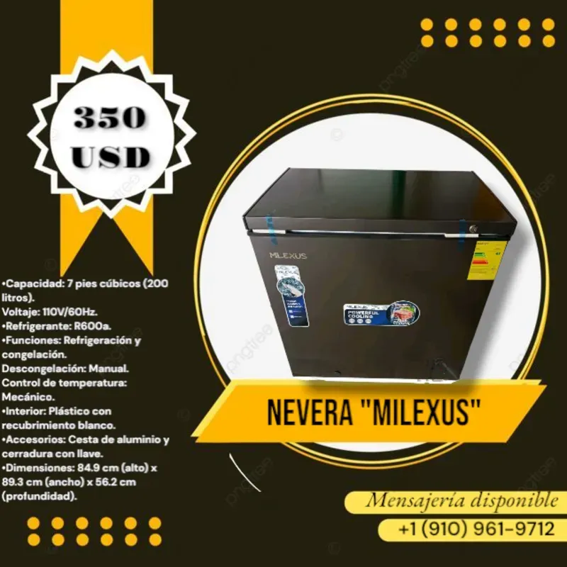 NEVERA "MILEXUS" 7 PIES