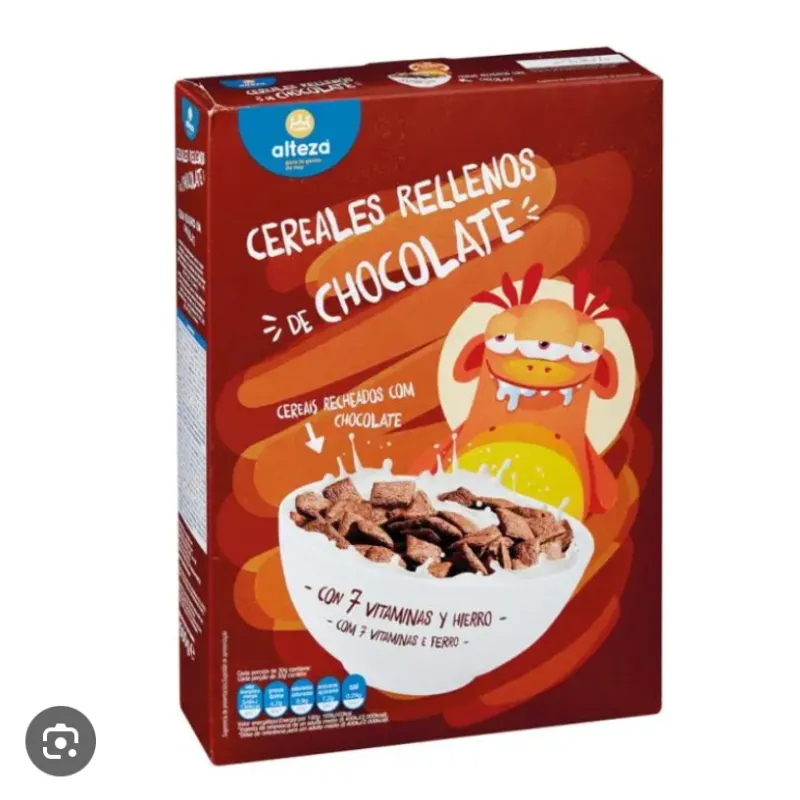 CEREAL RELLENO DE CHOCOLATE 