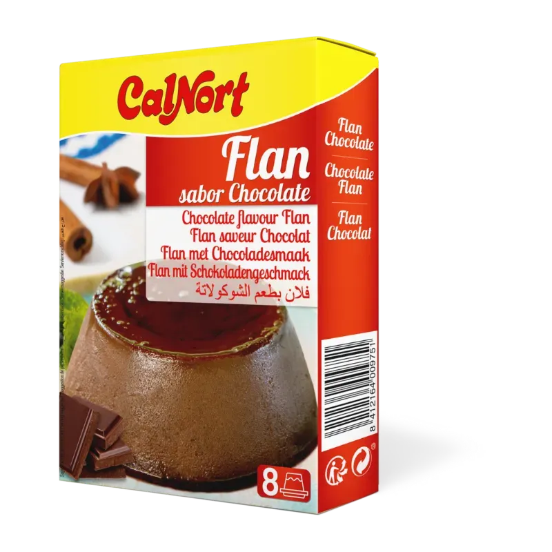 FLAN SABOR CHOCOLATE