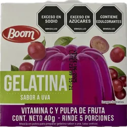 GELATINA BOOM SABOR UVA 