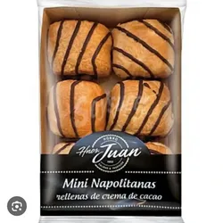 NAPOLITANAS CON CHOCOLATE 