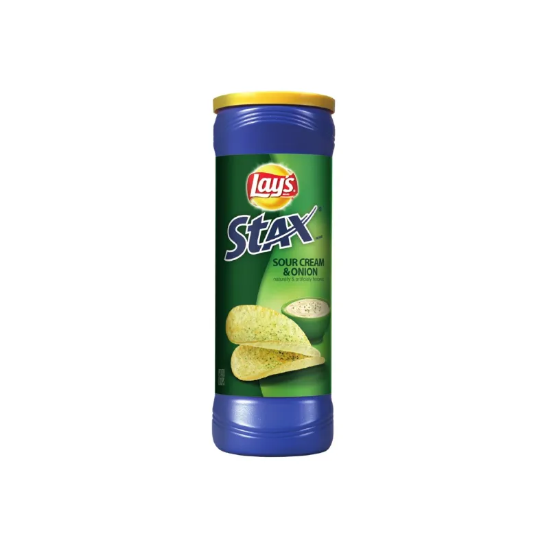 PAPAS LAY’S STAX CEBOLLA Y CREMA AGRIA