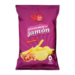 PATATAS ONDULADAS DE JAMÓN