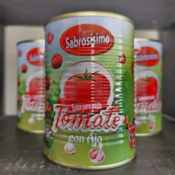 Puré de tomate y ajo