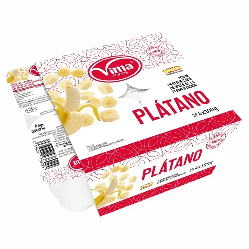 Yogurt Pasteurizado Plátano 