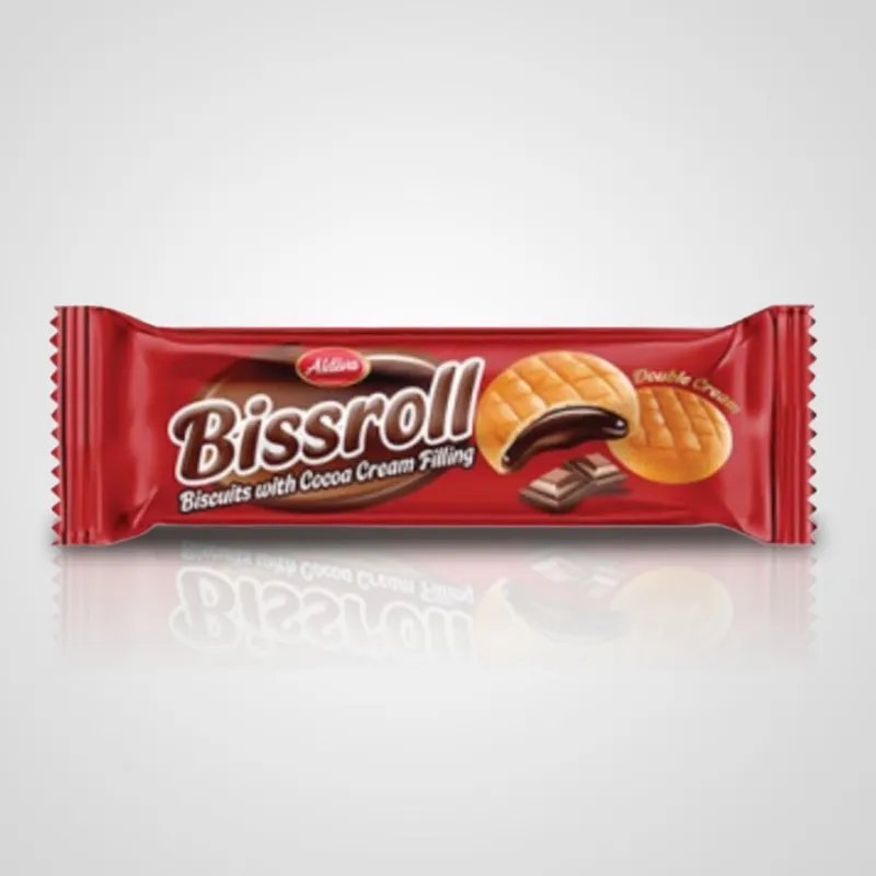 Galletas Bissroll con Crema de Cacao