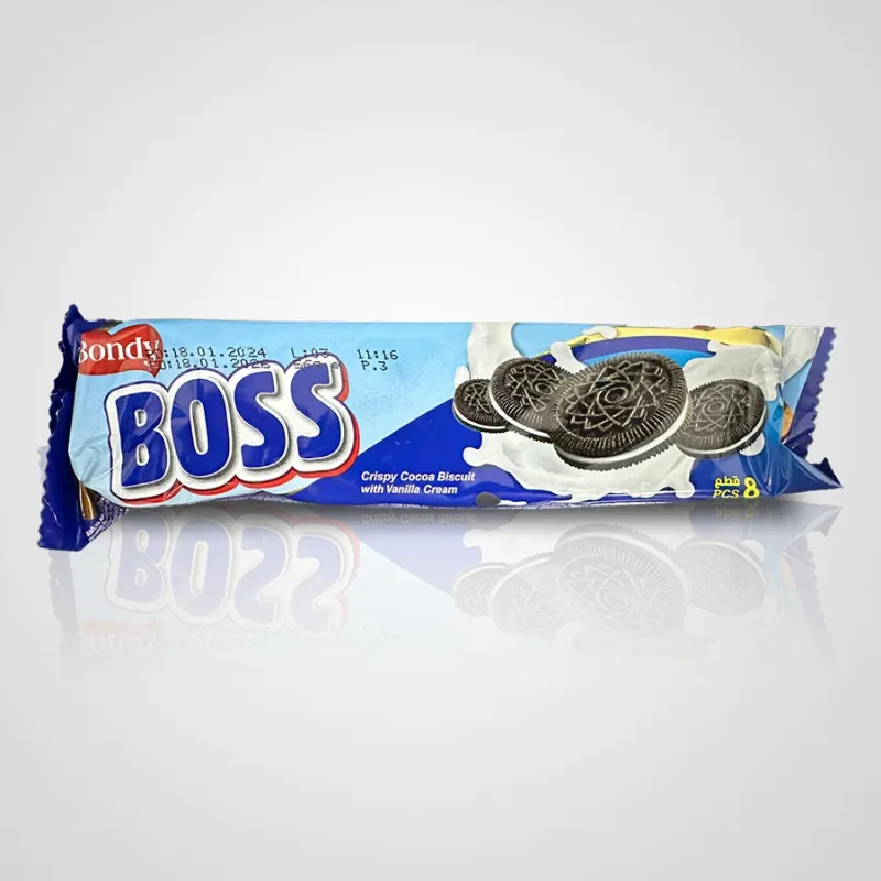 Galletas Boss con Crema de Vainilla