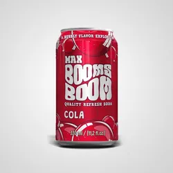 Refresco Booms Boom Cola