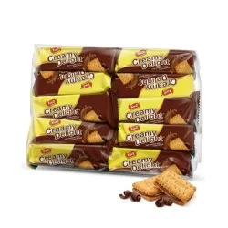 20 Paquetes de Galletas Creamy Delight – Chocolate y Crema